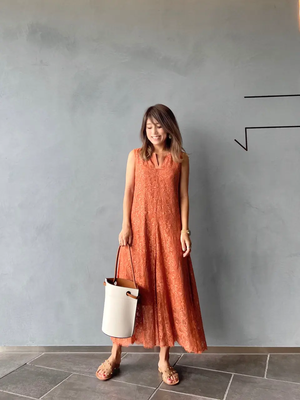 ORIGINATED IN GRACE CONTINENTAL yukimi yonee コーディネート画像