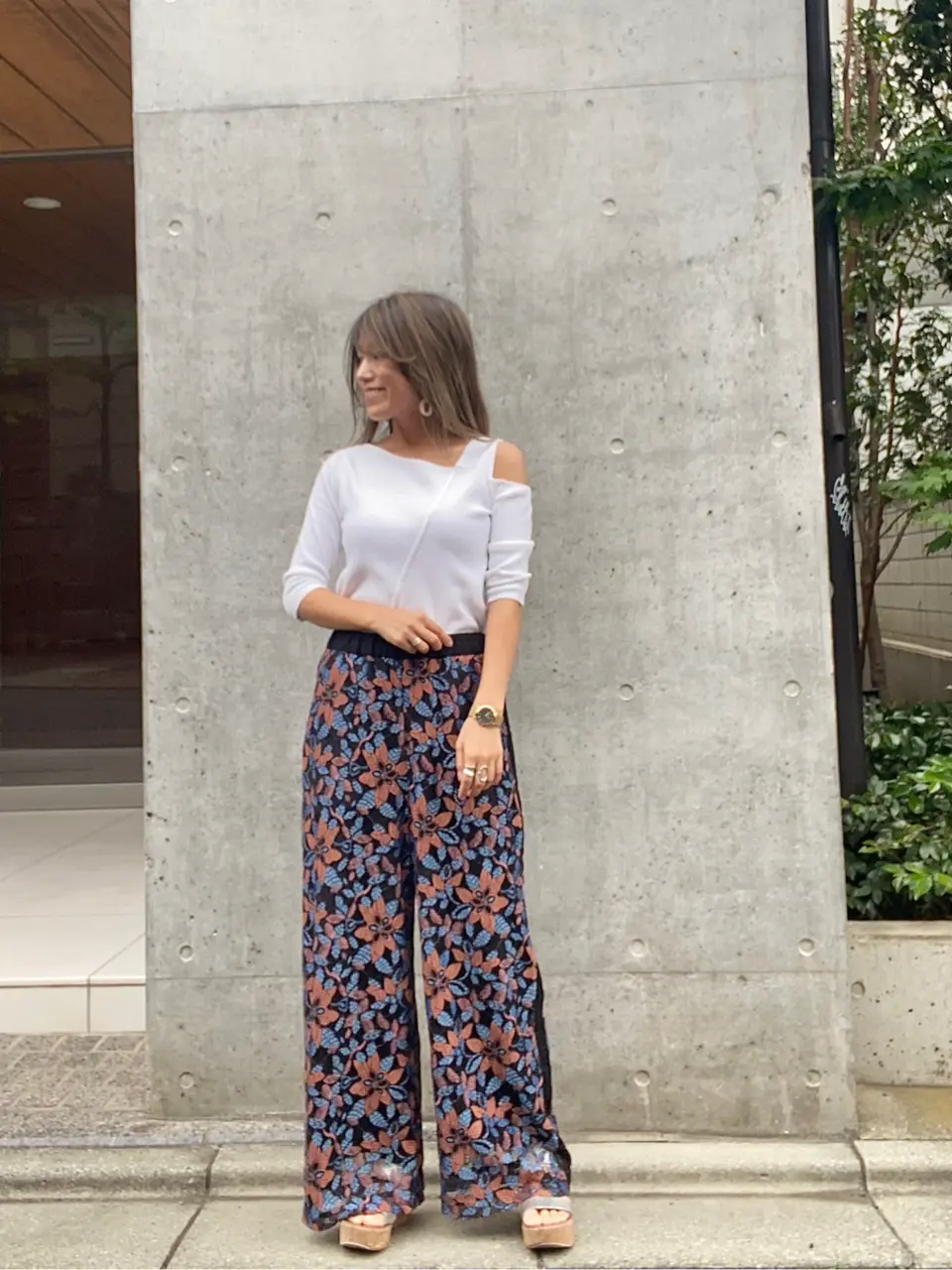 ORIGINATED IN GRACE CONTINENTAL yukimi yonee コーディネート画像