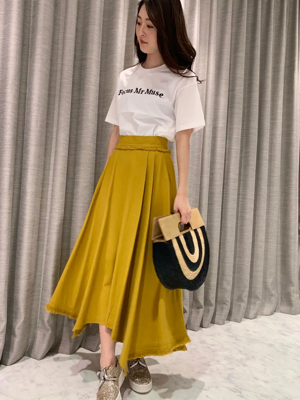 ORIGINATED IN GRACE CONTINENTAL saki コーディネート画像