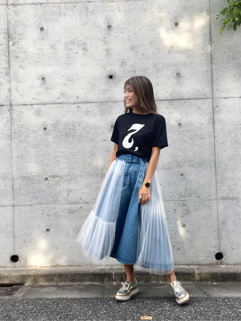 ORIGINATED IN GRACE CONTINENTAL yukimi yonee コーディネート画像