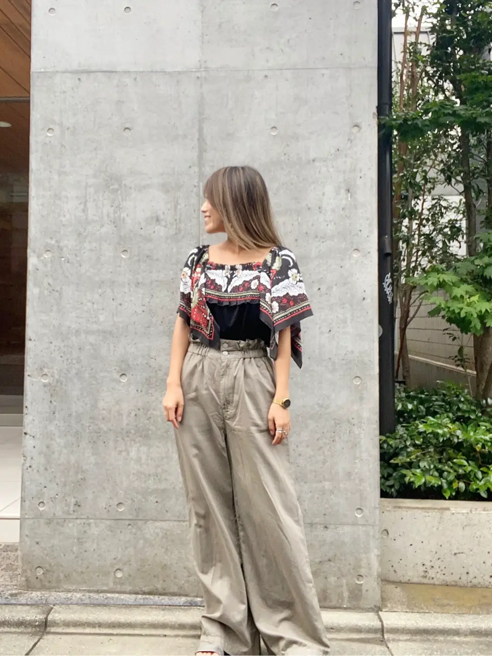 ORIGINATED IN GRACE CONTINENTAL yukimi yonee コーディネート画像