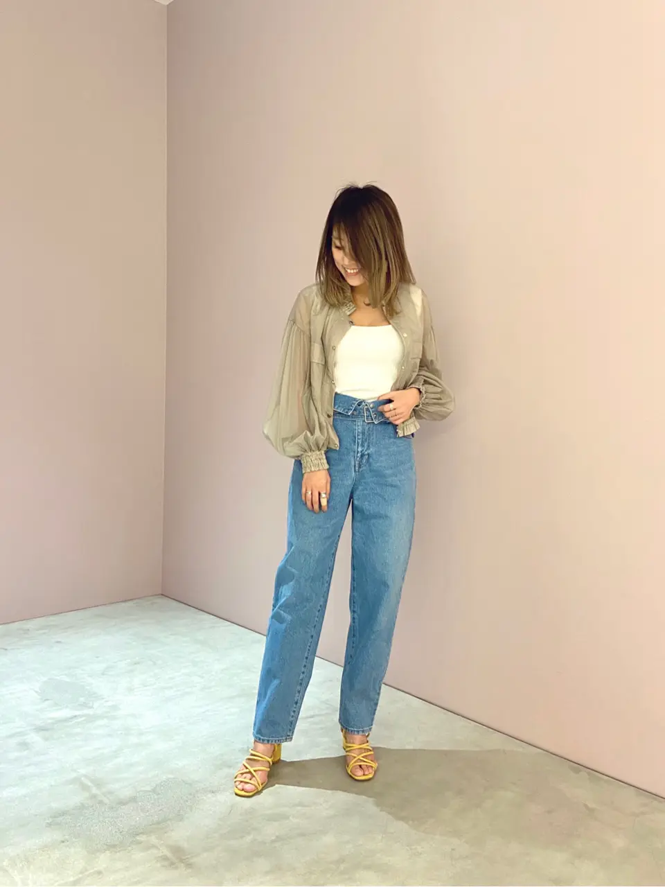 ORIGINATED IN GRACE CONTINENTAL yukimi yonee コーディネート画像