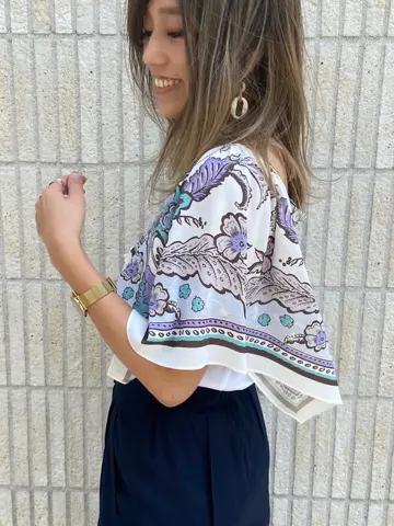 ORIGINATED IN GRACE CONTINENTAL yukimi yonee コーディネート画像