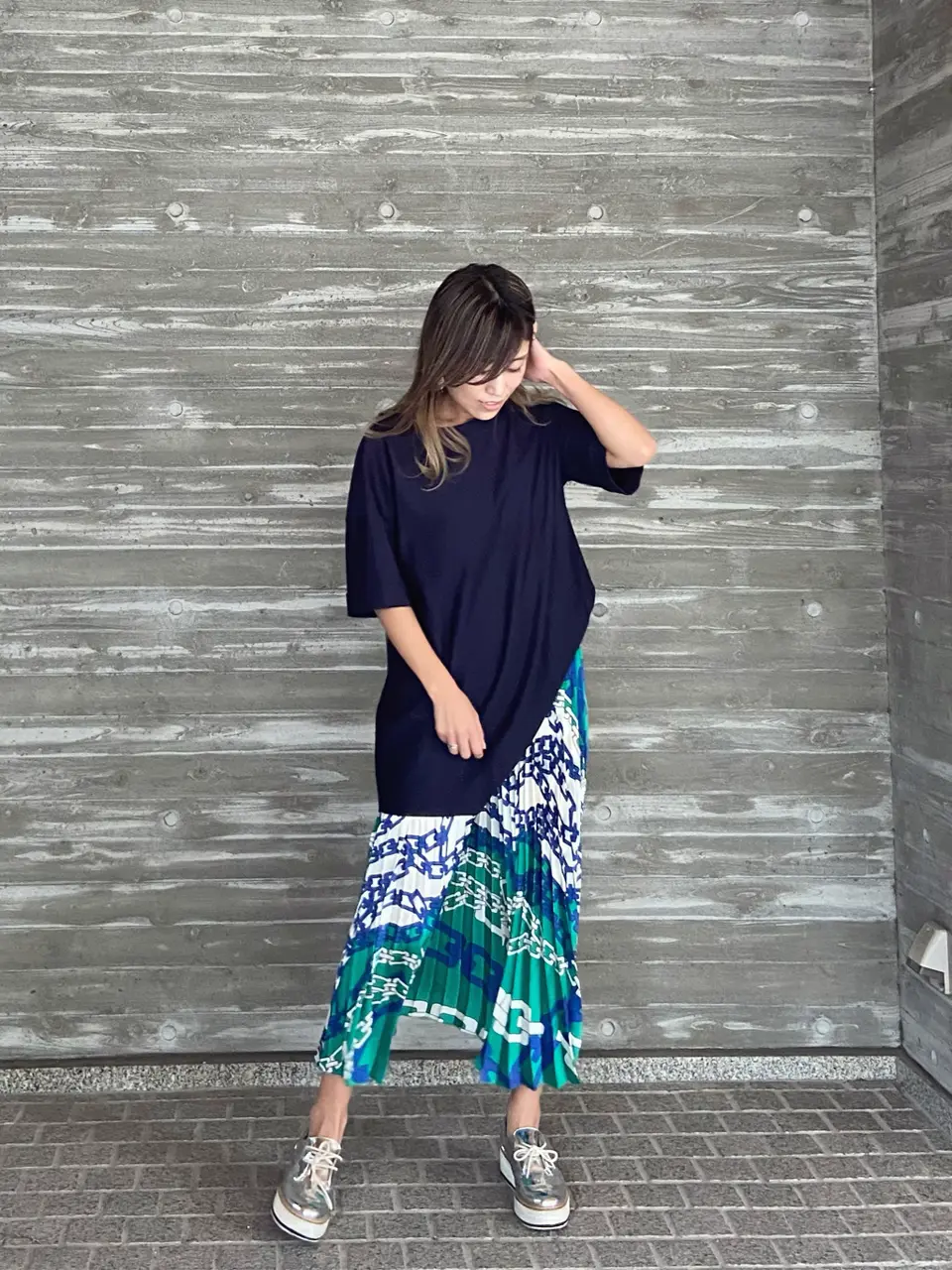 ORIGINATED IN GRACE CONTINENTAL yukimi yonee コーディネート画像