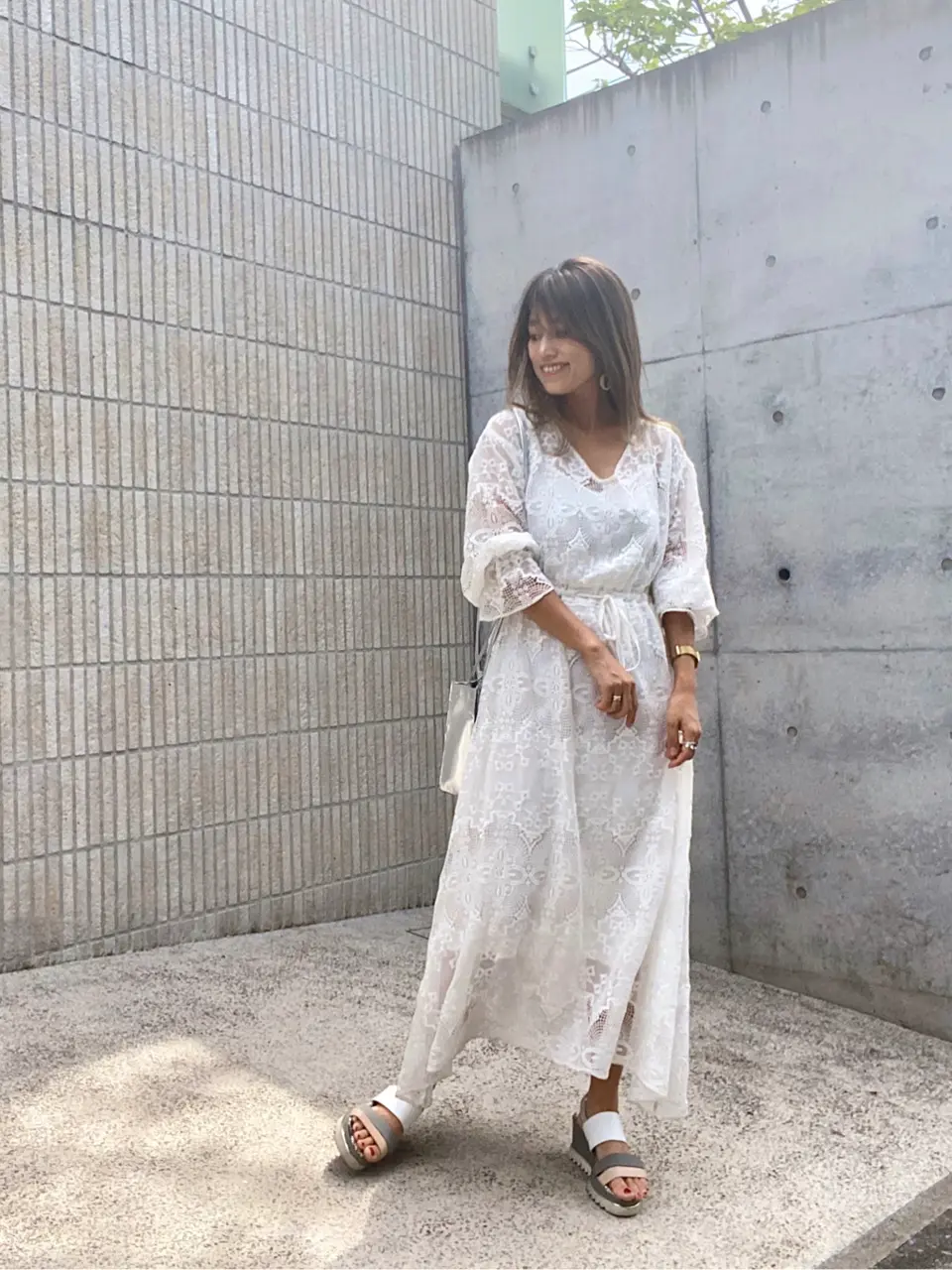 ORIGINATED IN GRACE CONTINENTAL yukimi yonee コーディネート画像