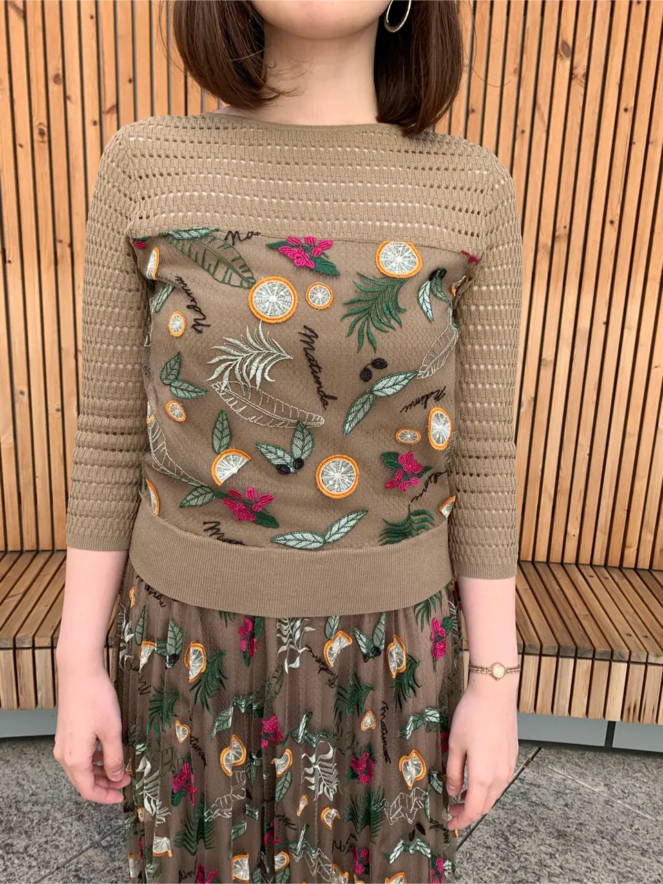 ORIGINATED IN GRACE CONTINENTAL tama コーディネート画像