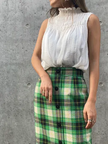 ORIGINATED IN GRACE CONTINENTAL yukimi yonee コーディネート画像