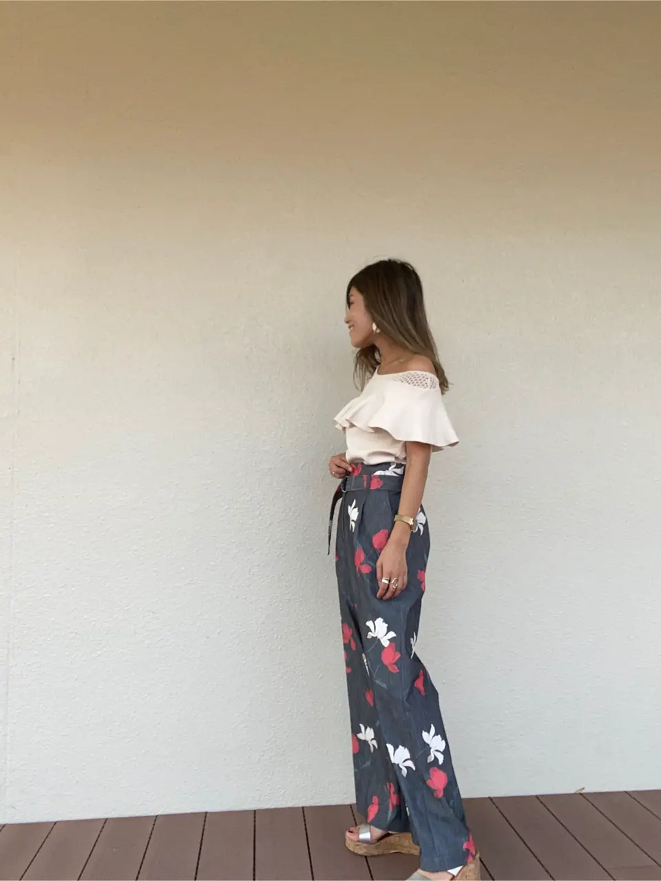 ORIGINATED IN GRACE CONTINENTAL yukimi yonee コーディネート画像