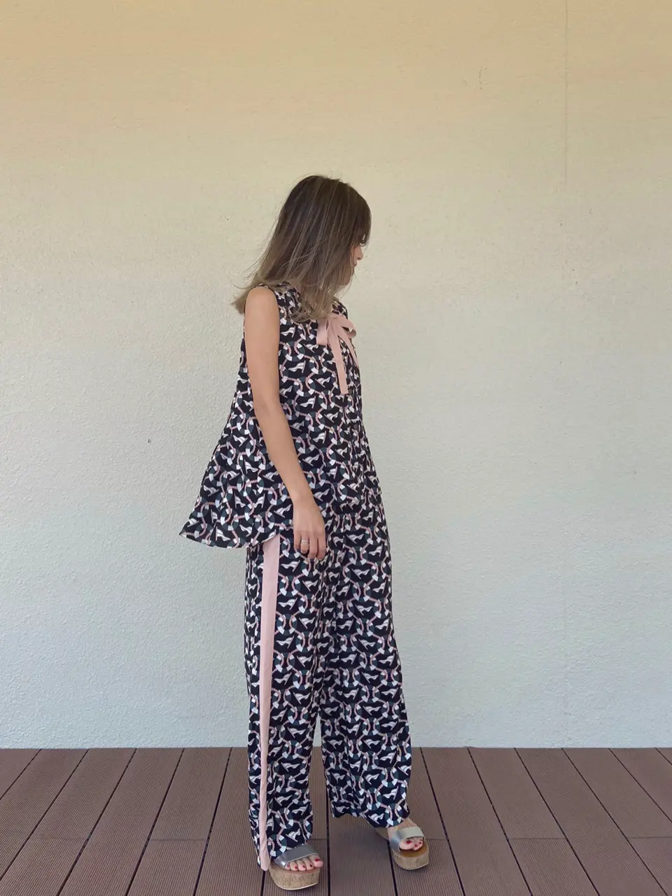 ORIGINATED IN GRACE CONTINENTAL yukimi yonee コーディネート画像