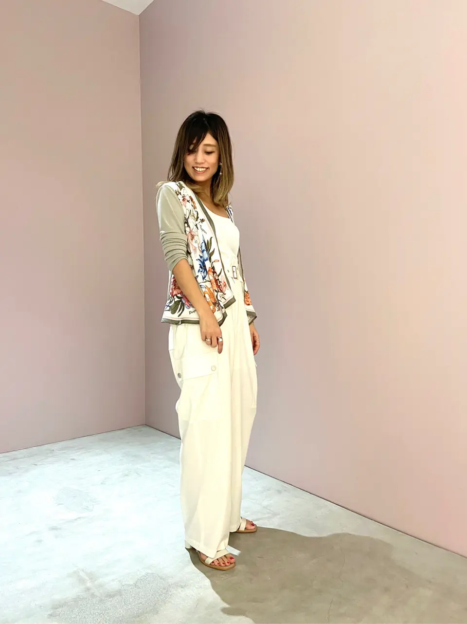 ORIGINATED IN GRACE CONTINENTAL yukimi yonee コーディネート画像