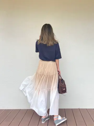 ORIGINATED IN GRACE CONTINENTAL yukimi yonee コーディネート画像