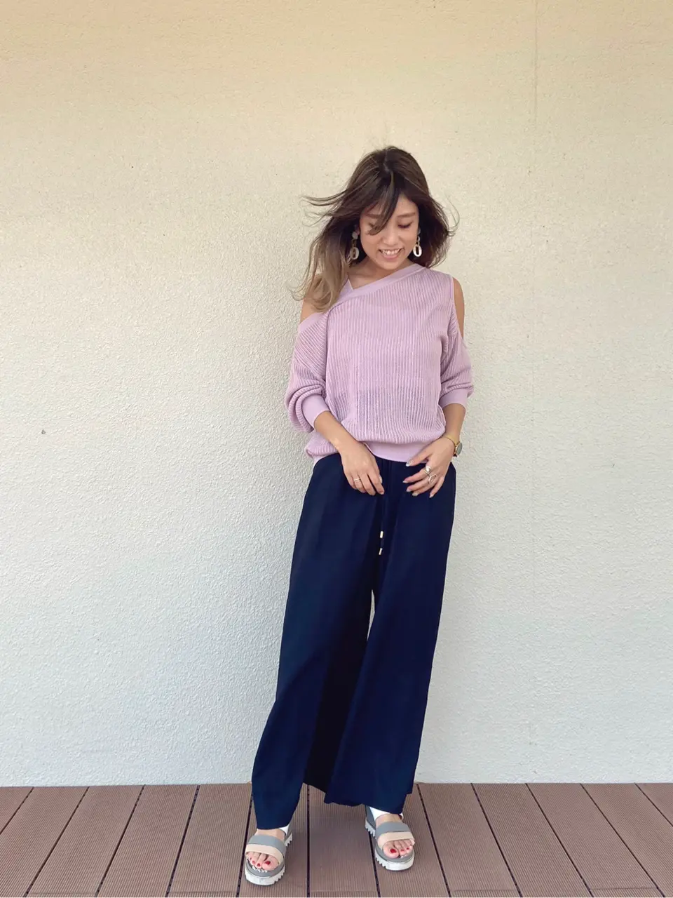 ORIGINATED IN GRACE CONTINENTAL yukimi yonee コーディネート画像