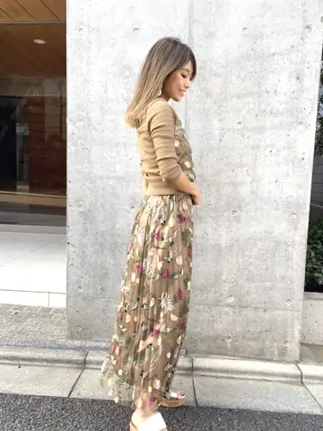 ORIGINATED IN GRACE CONTINENTAL yukimi yonee コーディネート画像