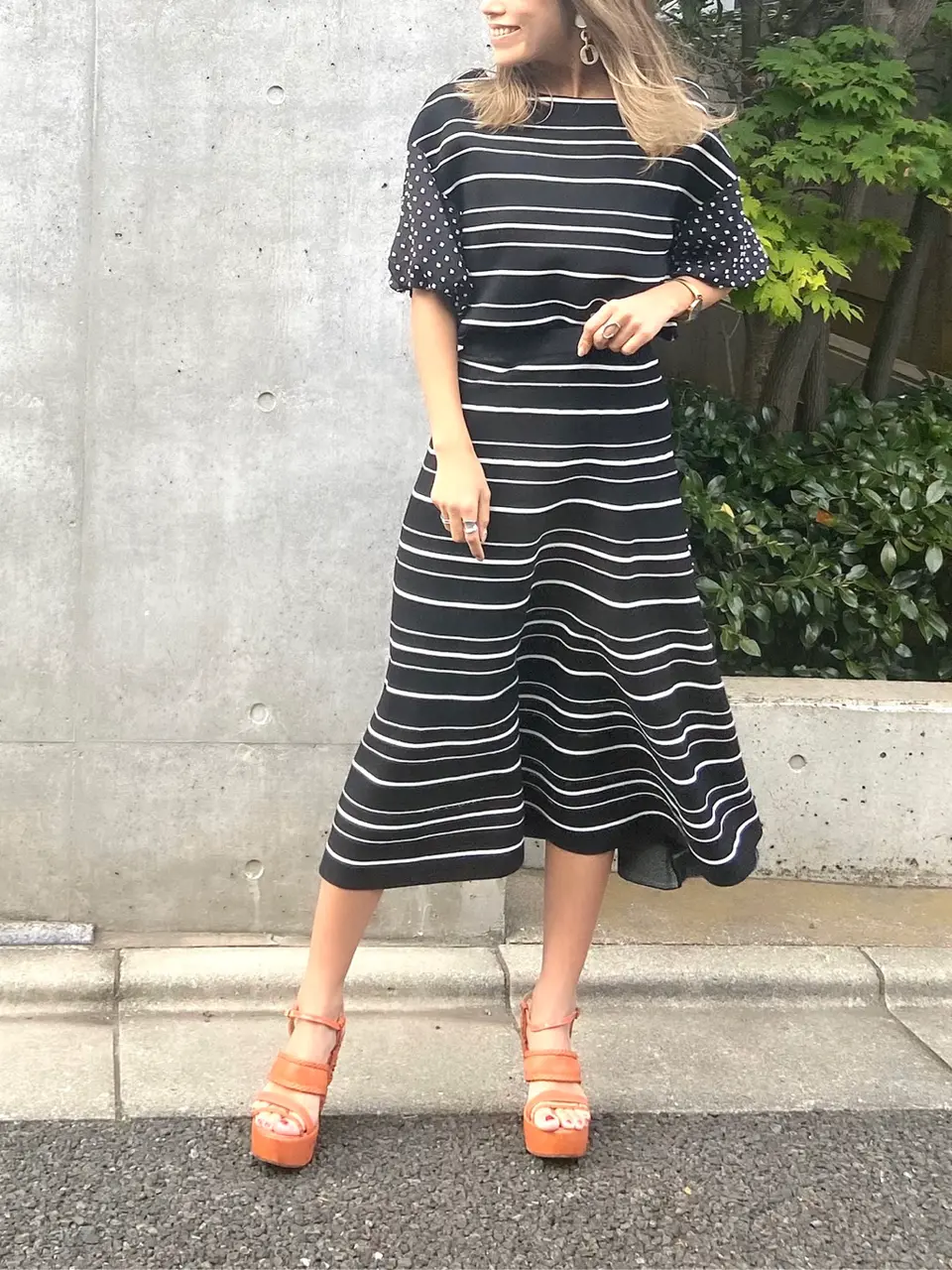 ORIGINATED IN GRACE CONTINENTAL yukimi yonee コーディネート画像