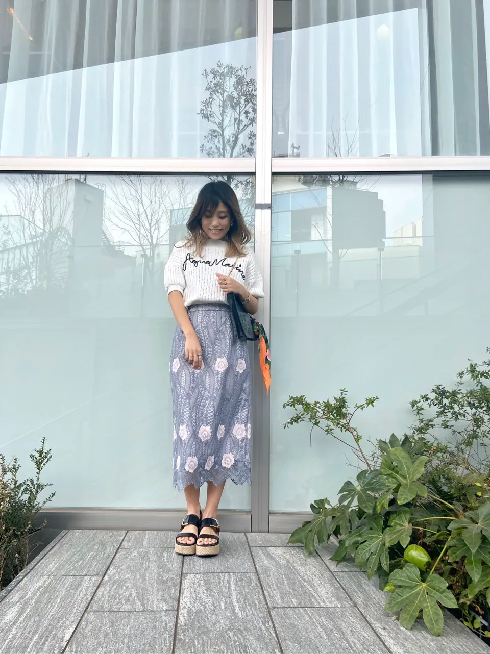 ORIGINATED IN GRACE CONTINENTAL yukimi yonee コーディネート画像