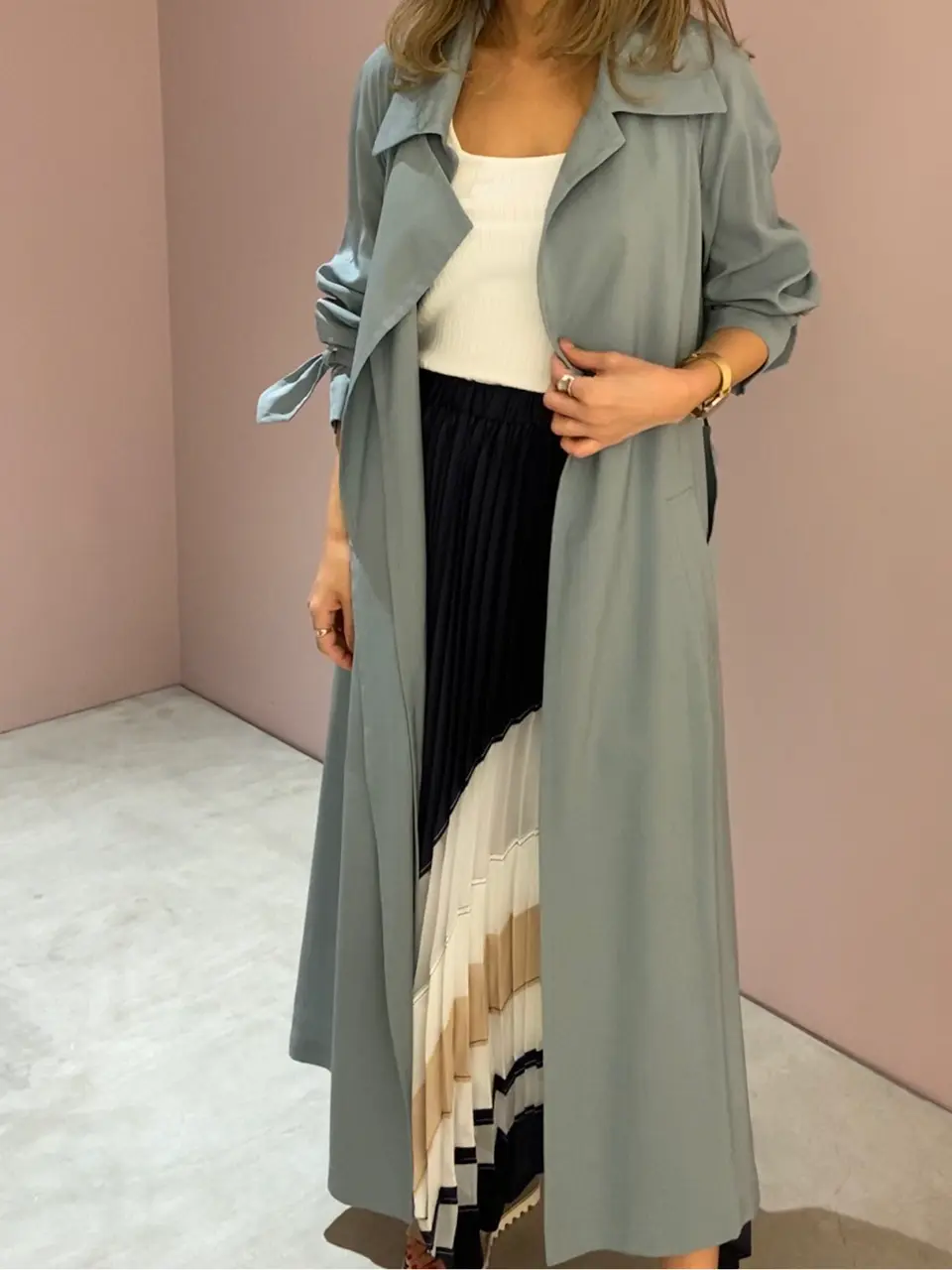 ORIGINATED IN GRACE CONTINENTAL yukimi yonee コーディネート画像