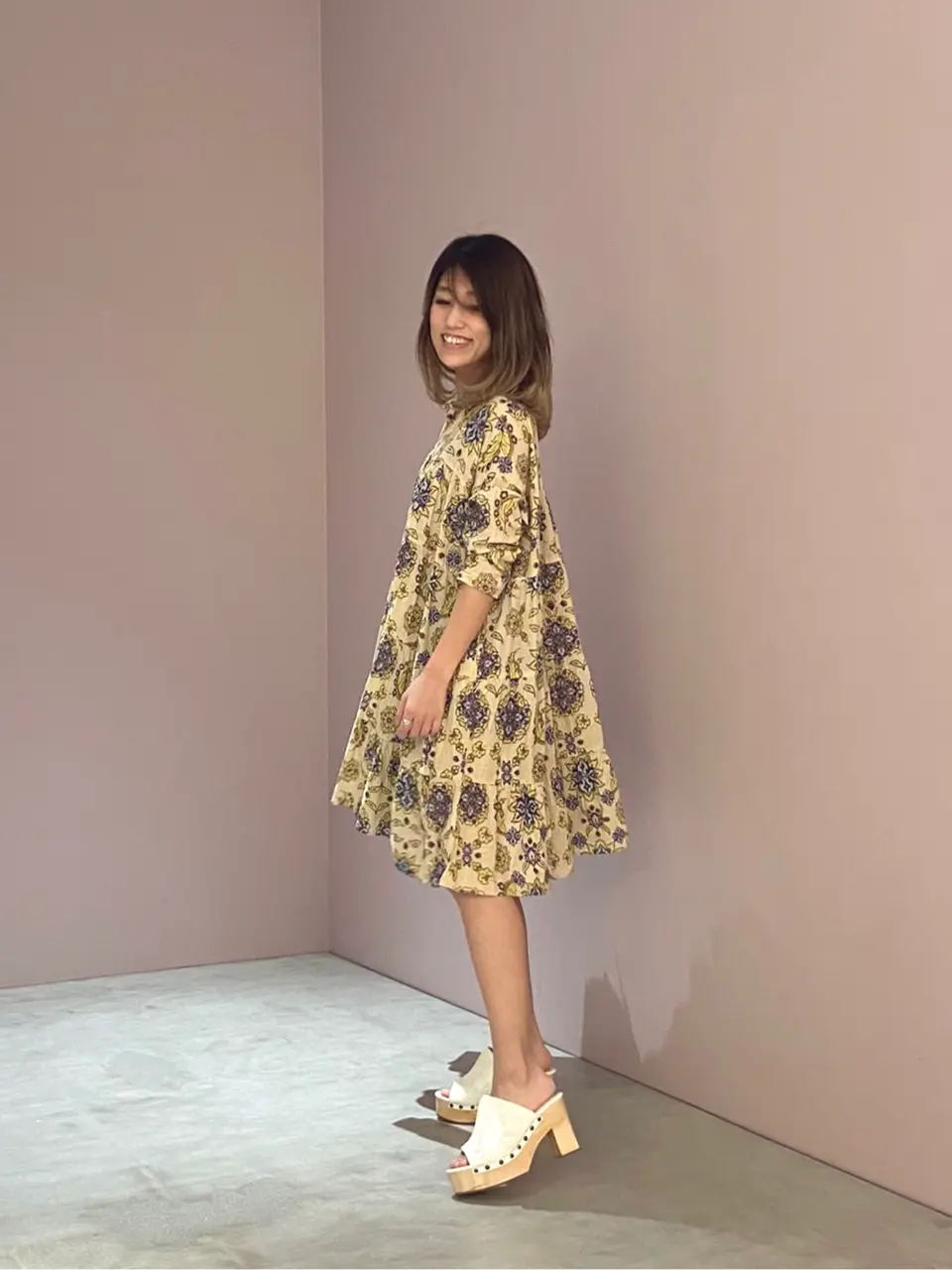 ORIGINATED IN GRACE CONTINENTAL yukimi yonee コーディネート画像