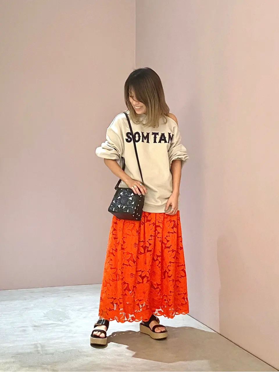 ORIGINATED IN GRACE CONTINENTAL yukimi yonee コーディネート画像