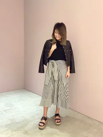 ORIGINATED IN GRACE CONTINENTAL yukimi yonee コーディネート画像