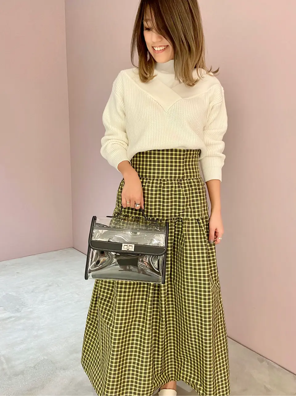 ORIGINATED IN GRACE CONTINENTAL yukimi yonee コーディネート画像