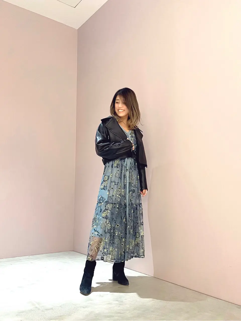 ORIGINATED IN GRACE CONTINENTAL yukimi yonee コーディネート画像