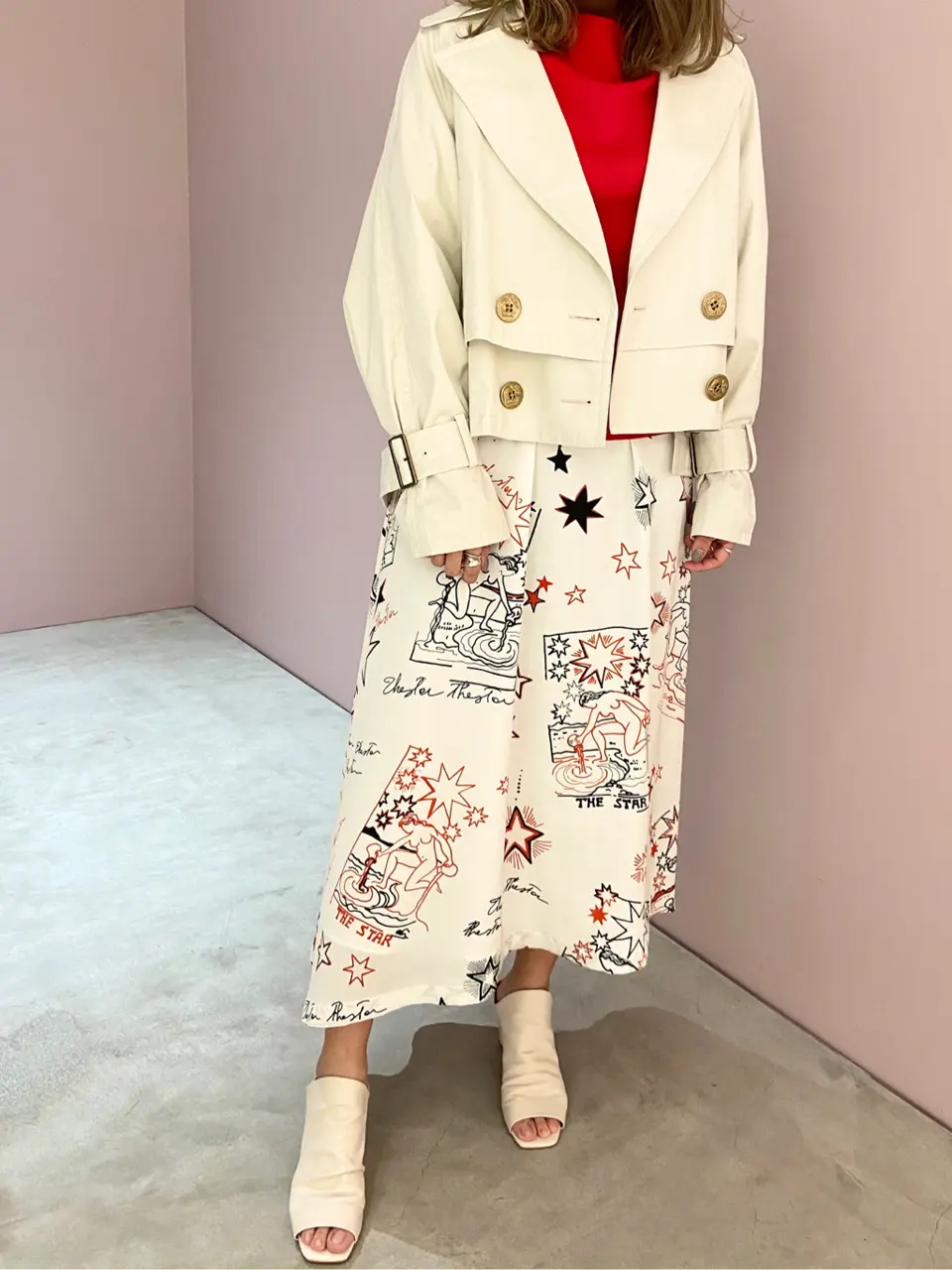 ORIGINATED IN GRACE CONTINENTAL yukimi yonee コーディネート画像