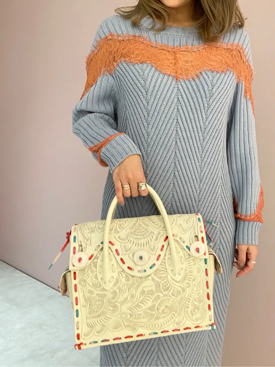 ORIGINATED IN GRACE CONTINENTAL yukimi yonee コーディネート画像