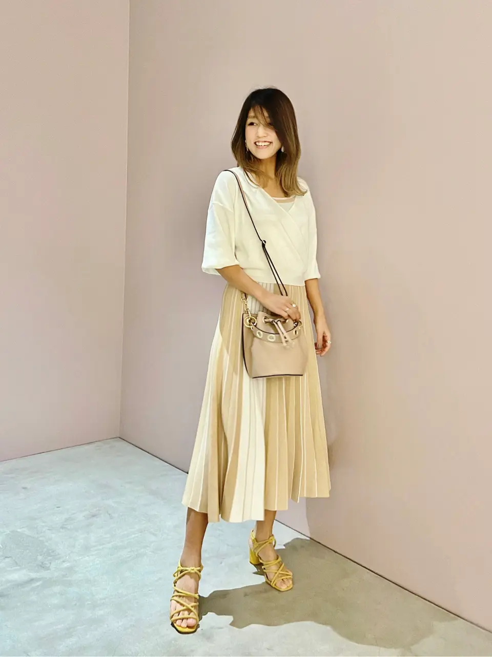 ORIGINATED IN GRACE CONTINENTAL yukimi yonee コーディネート画像