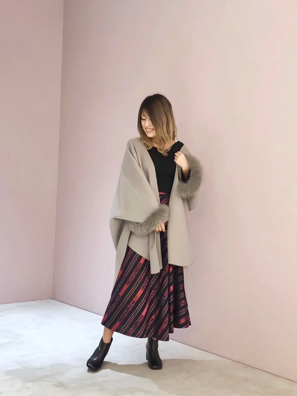 ORIGINATED IN GRACE CONTINENTAL yukimi yonee コーディネート画像