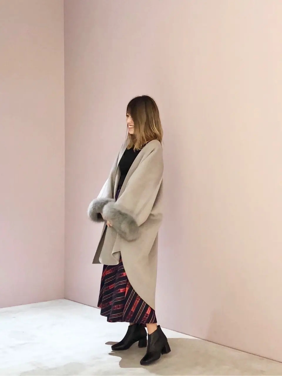 ORIGINATED IN GRACE CONTINENTAL yukimi yonee コーディネート画像