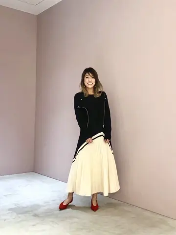 ORIGINATED IN GRACE CONTINENTAL yukimi yonee コーディネート画像