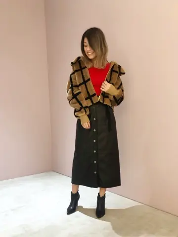 ORIGINATED IN GRACE CONTINENTAL yukimi yonee コーディネート画像