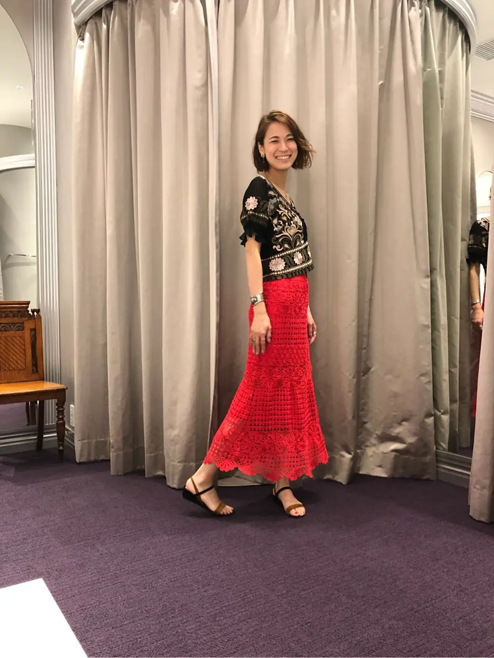 ORIGINATED IN GRACE CONTINENTAL 亀田 未希 コーディネート画像