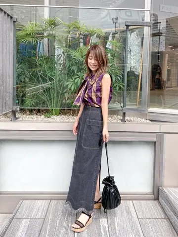 ORIGINATED IN GRACE CONTINENTAL yukimi yonee コーディネート画像