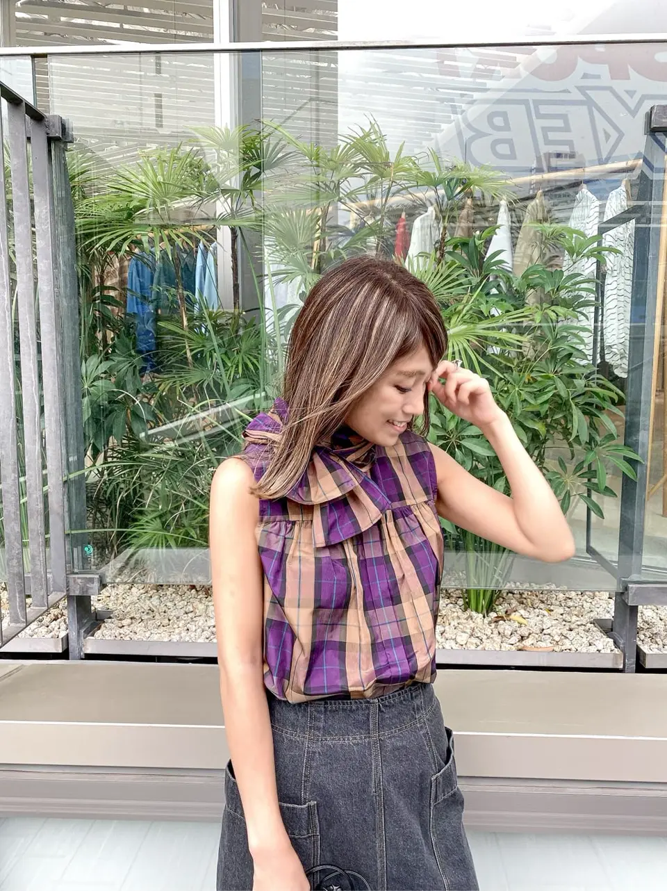 ORIGINATED IN GRACE CONTINENTAL yukimi yonee コーディネート画像