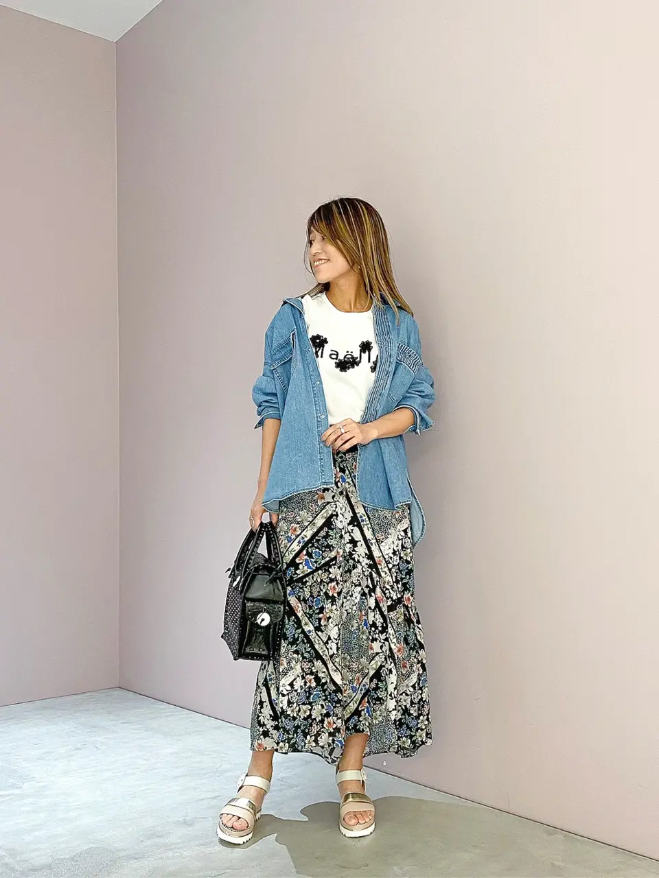 ORIGINATED IN GRACE CONTINENTAL yukimi yonee コーディネート画像