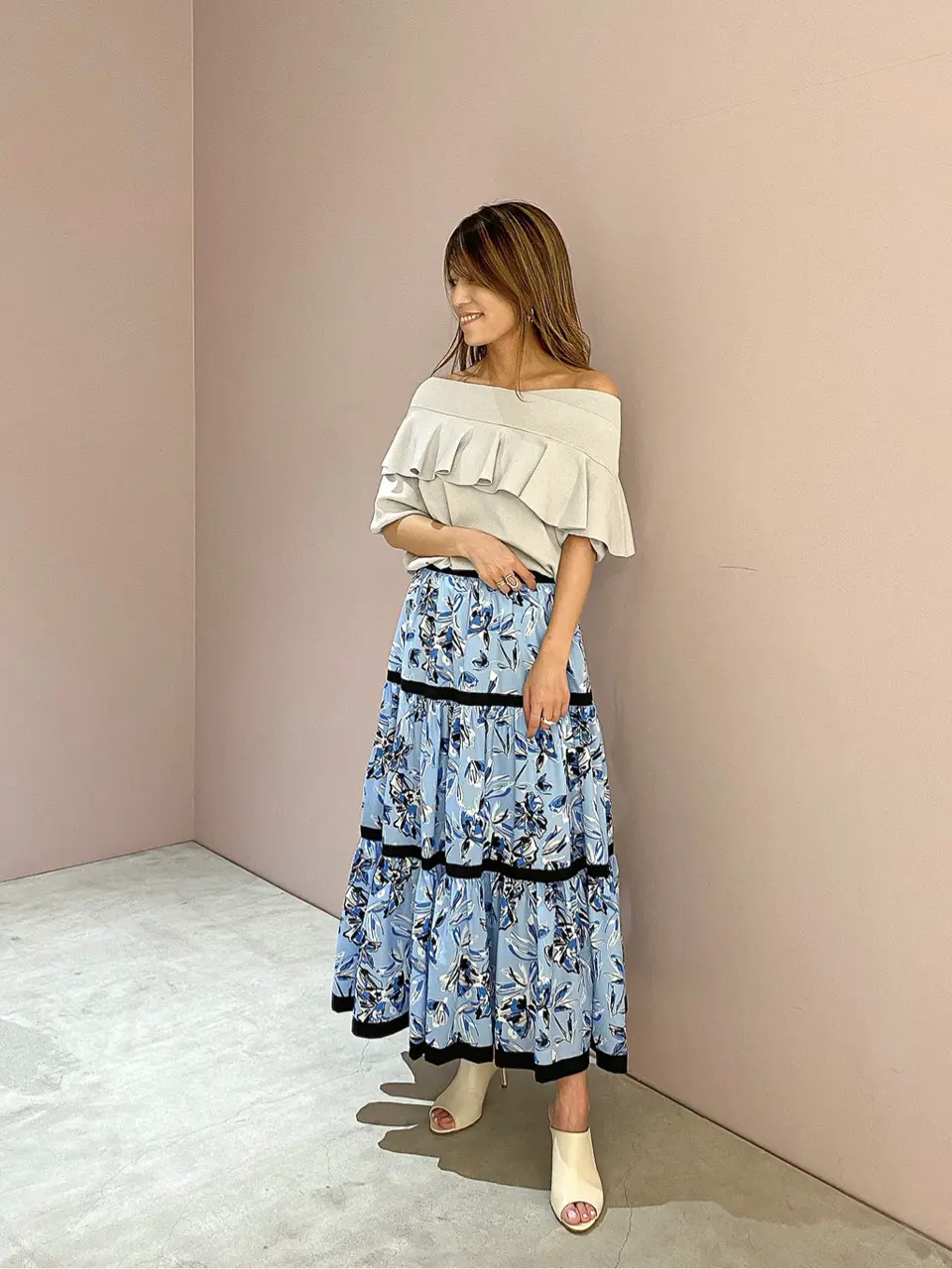 ORIGINATED IN GRACE CONTINENTAL yukimi yonee コーディネート画像