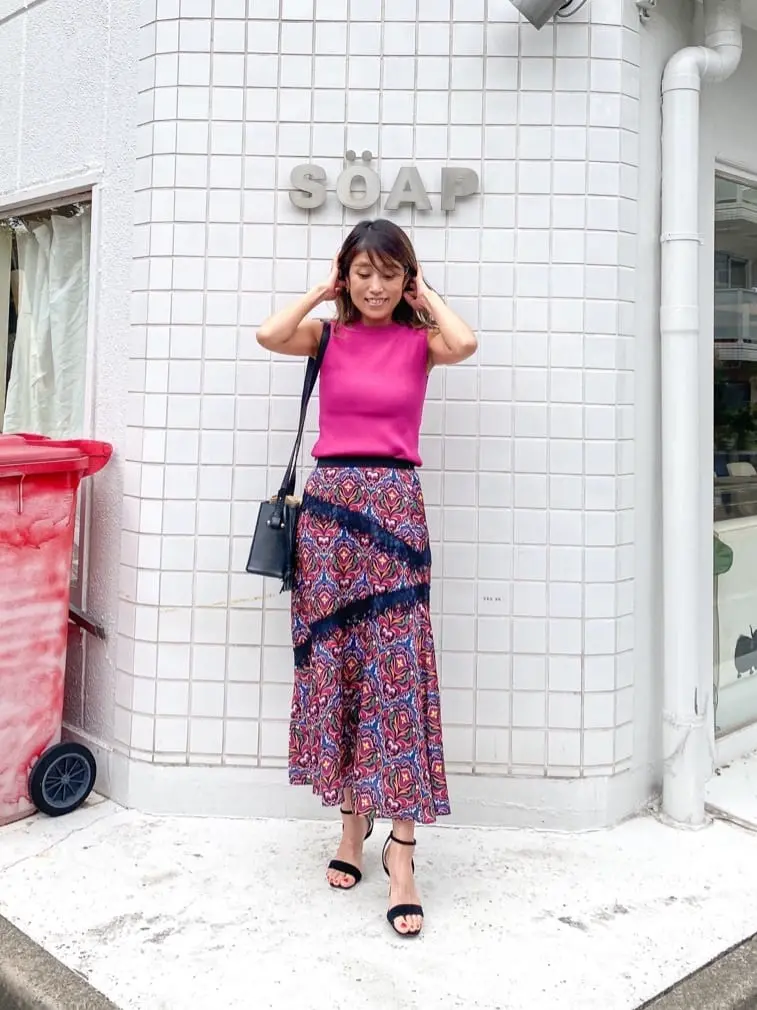 ORIGINATED IN GRACE CONTINENTAL yukimi yonee コーディネート画像