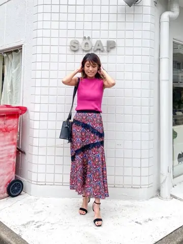 ORIGINATED IN GRACE CONTINENTAL yukimi yonee コーディネート画像