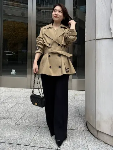 ハーフオーバートレンチコート