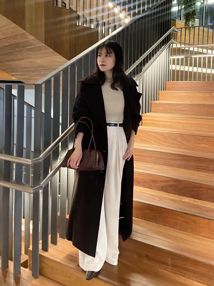 極美品✨ St ANDREWS 撥水 ストレッチ ロングパンツ 黒　M and wander アンドワンダー ストレッチリップパンツ 5745152023