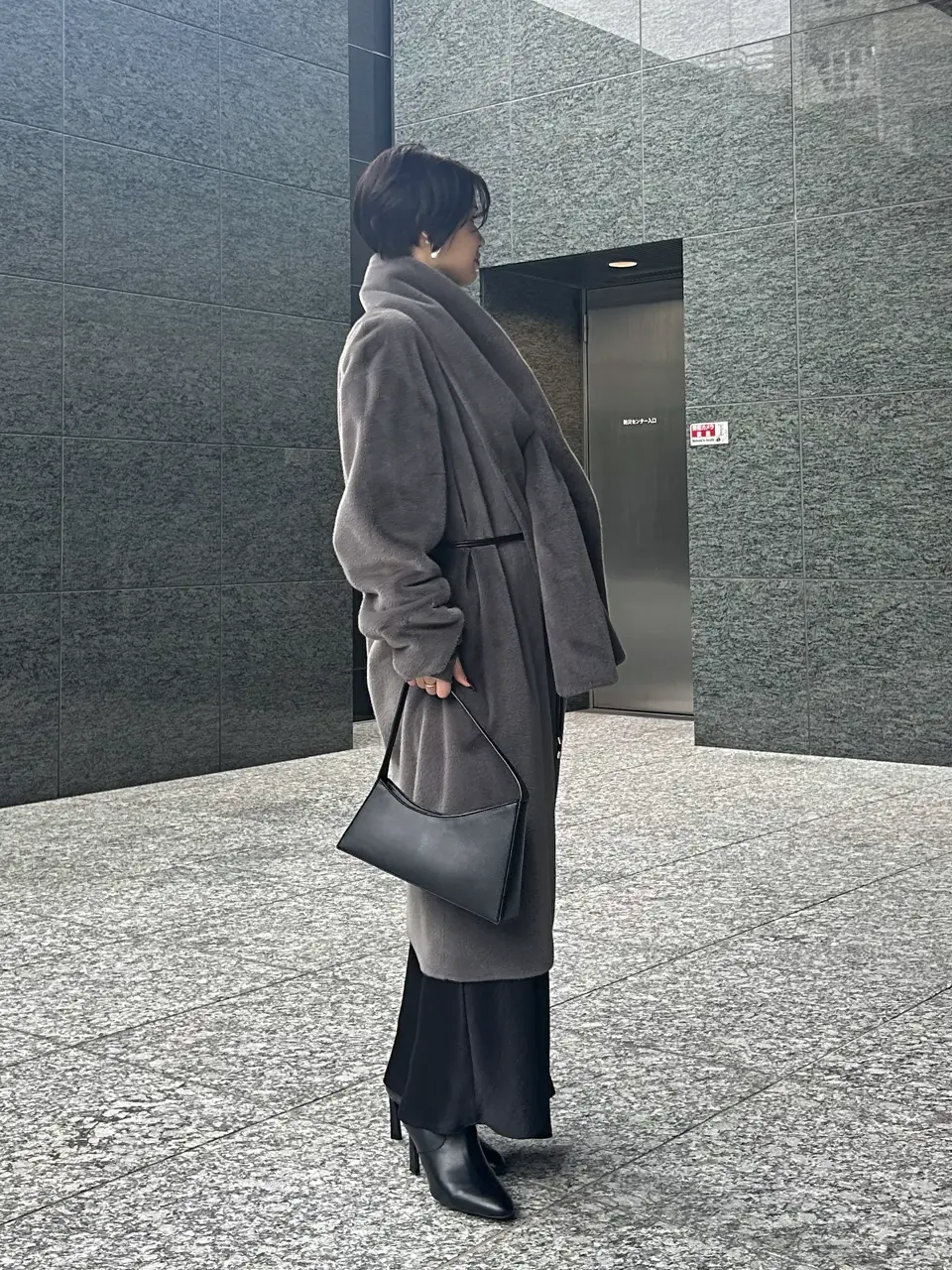 C6828 あったかモノトーンコーデ 11/9/2025のYukiの投稿