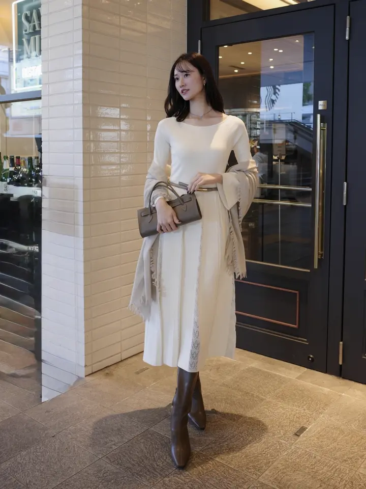 ASAUCE MELER】ファインラムエアリーソリッドウールストール