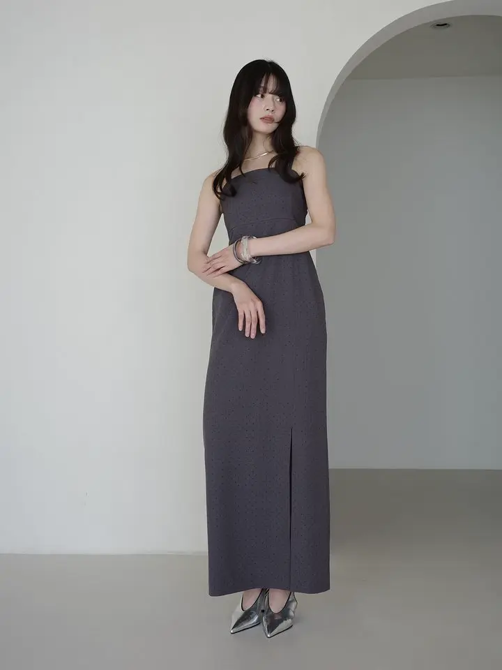 ビジューキャミワンピース