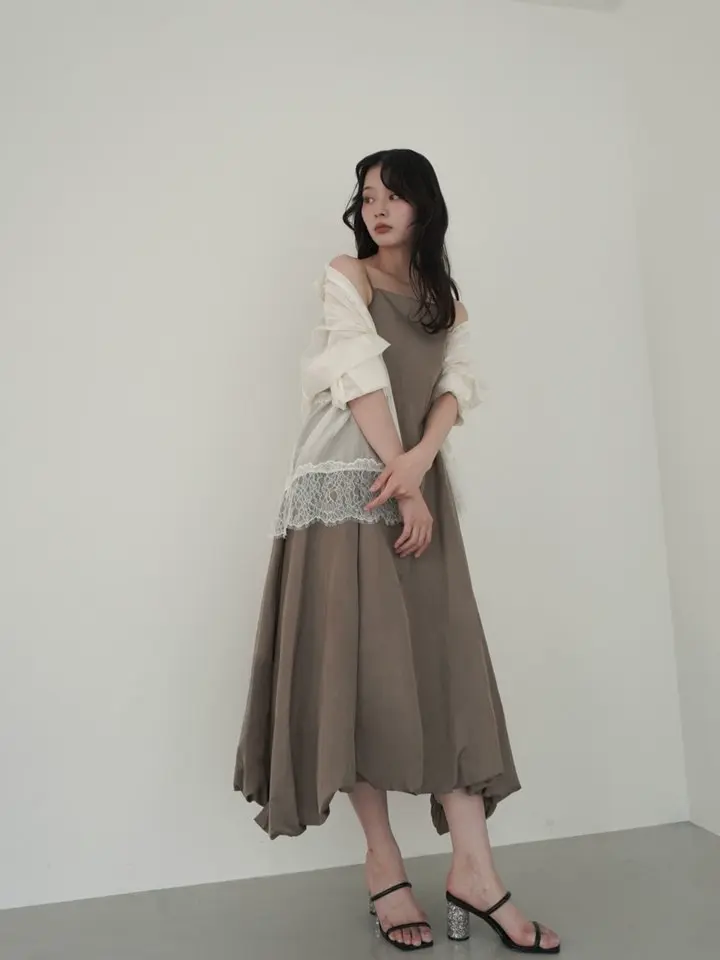 週末セール　plantation bizen ロング　ワンピース Plantation ワンピース (H)BIZEN MELANGE WAVE / (O) : ZOZOTOWN