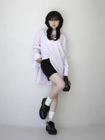 ニットショートパンツ