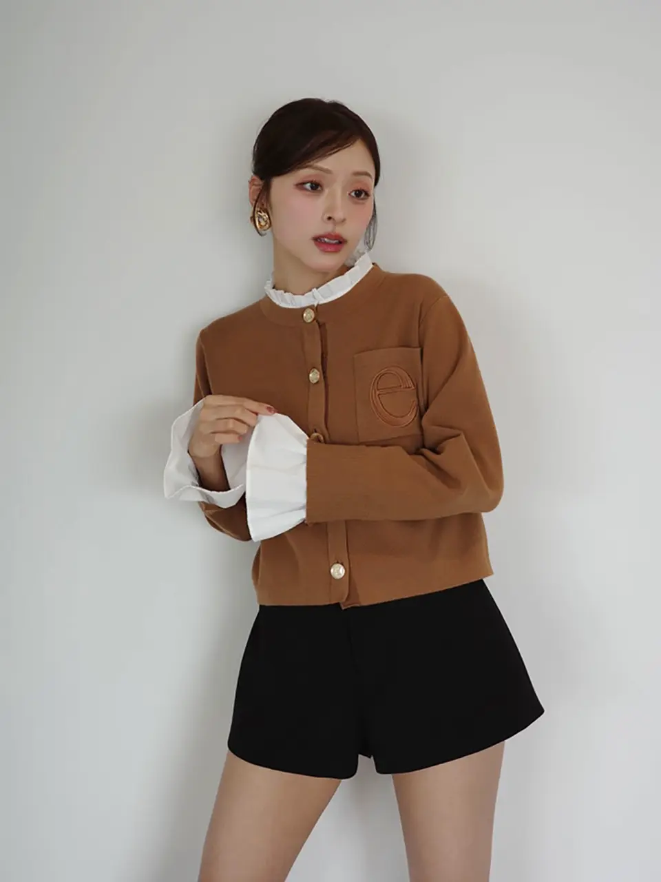 eimy istoire Attached collar ニットジャケット BEST SELLER TOP5