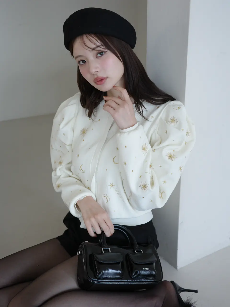 フェルトベレー帽