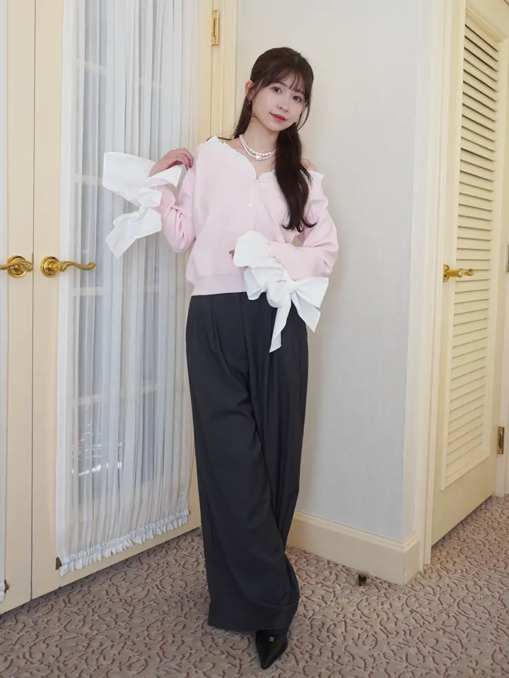 ロゴモチーフポイントテッドミュール