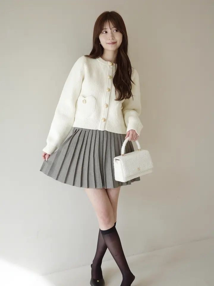 ロゴモチーフポイントテッドミュール